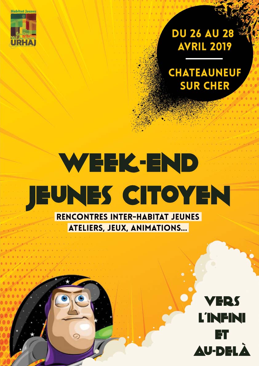 Affiche du week-end jeunes citoyens 2019